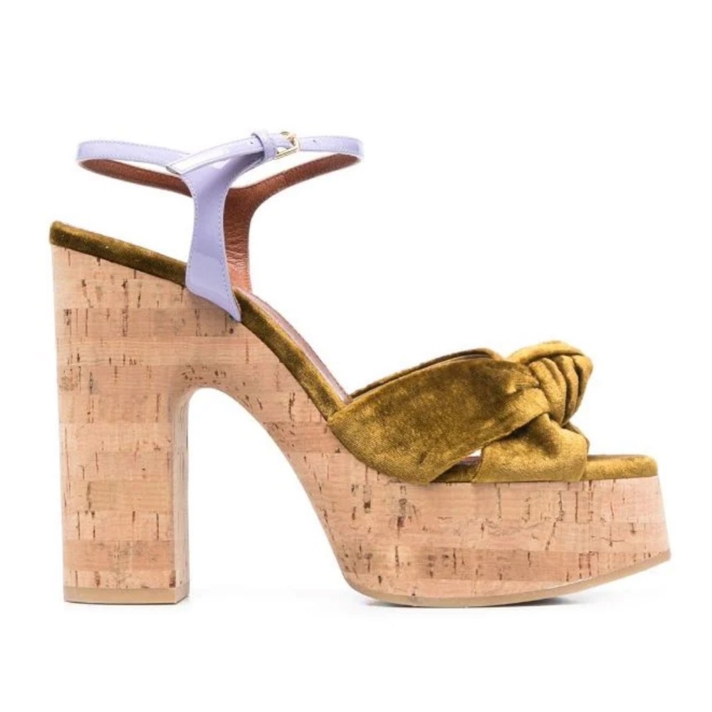 Saint Laurent Bianca 85 platform sandals